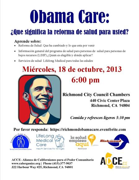 Obama Care Spanish